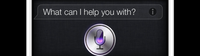 Siri on an iPhone asking what it can help with
