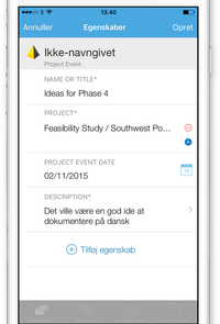 M-Files on an iPhone