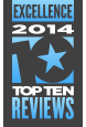 TopTenReviews Excellence Award 2014
