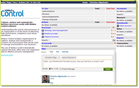 tibbr beside the Nimbus Control web server