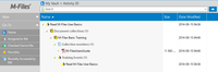 An M-Files view opened from the link on an activity